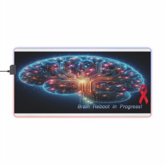 Stroke Survivor -Funny LED -Gaming -Deskmat